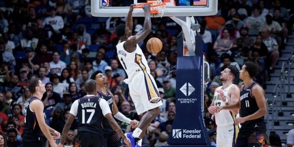 马威与阿尔瓦拉多互殴被驱逐 布克20分太阳赛季三杀鹈鹕